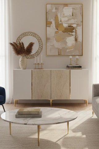 Console 4 portes - 150 x 75 x 32 cm