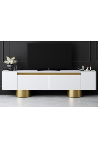 Meuble TV Bohem 2 abattants -180 x 30 x 50 cm