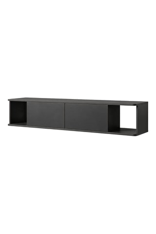 Meuble TV 2 abattants Twist LED - 160 x 29 x 29 cm