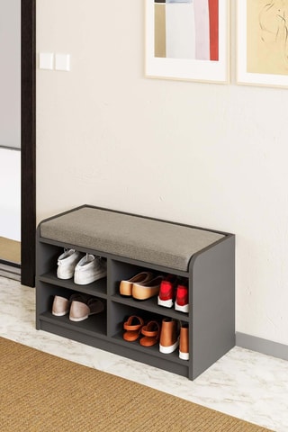 Meuble à chaussures Harran - 35 x 80 x 47 cm