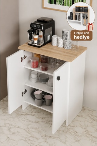 Meuble 2 portes Dorta - 58 x 82 x 36 cm