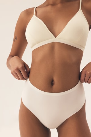 Culotte taille haute Bump1 - Blanc