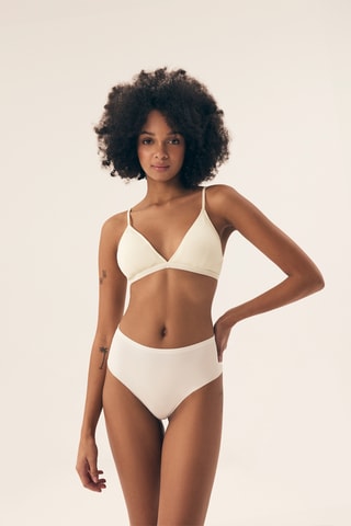 Culotte taille haute Bump1 - Blanc