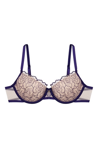 Soutien-gorge ampliforme Batty - Bleu marine et beige