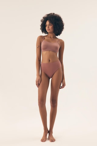 2 culottes taille haute Bait3 - Rose et noir