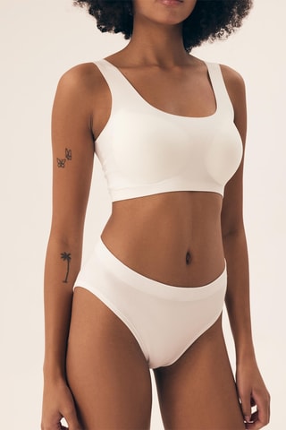 2 culottes Bait3 - Blanc et beige