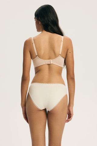 2 culottes Pixi - Beige et blanc