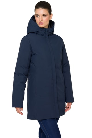 Parka regular à capuche Nakeela - Bleu