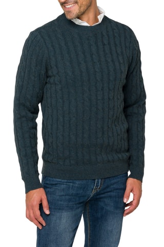 Pull regular Portland - Vert foncé