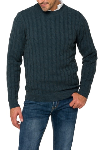 Pull regular Portland - Vert foncé