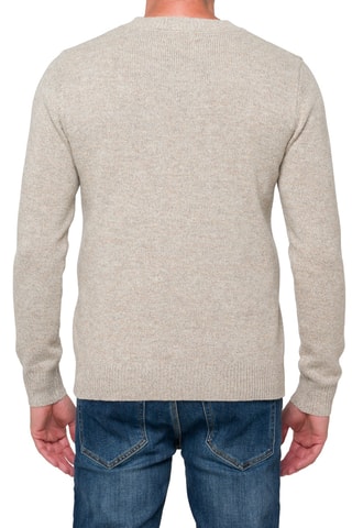 Pull regular en laine Narvik - Beige