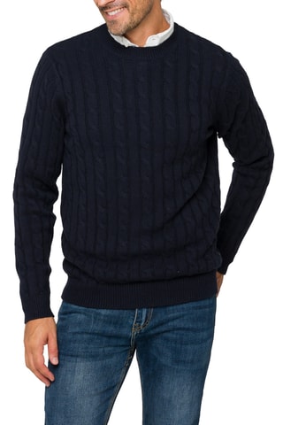 Pull regular Portland - Bleu foncé