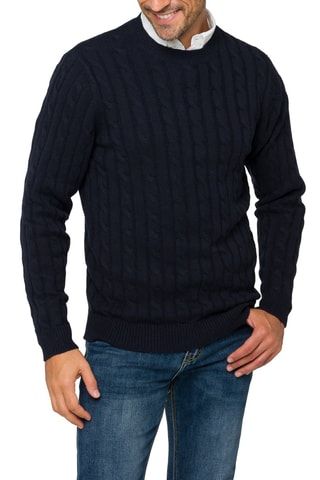 Pull regular Portland - Bleu foncé