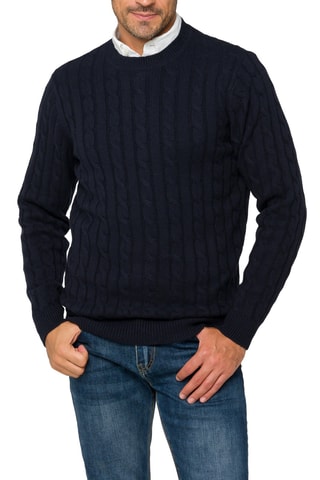 Pull regular Portland - Bleu foncé