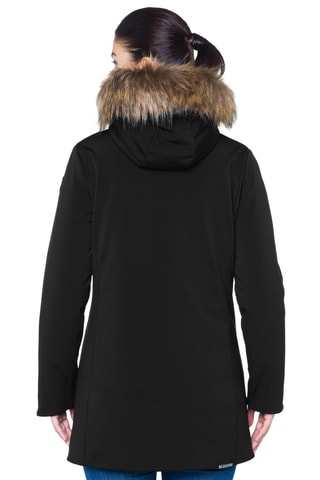 Parka regular à capuche Dahlia - Noir