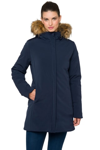 Parka regular à capuche Dahlia - Bleu foncé