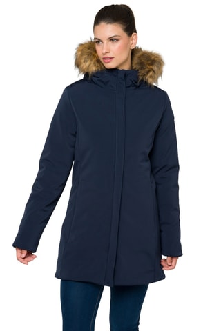 Parka regular à capuche Dahlia - Bleu foncé