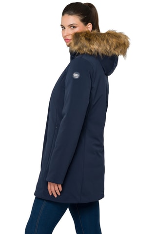 Parka regular à capuche Dahlia - Bleu foncé