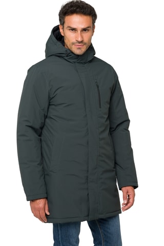 Parka regular à capuche Latemar - Vert foncé