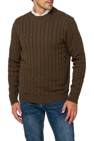 Pull regular Portland - Marron foncé
