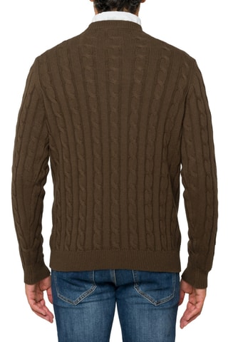 Pull regular Portland - Marron foncé