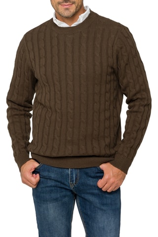 Pull regular Portland - Marron foncé