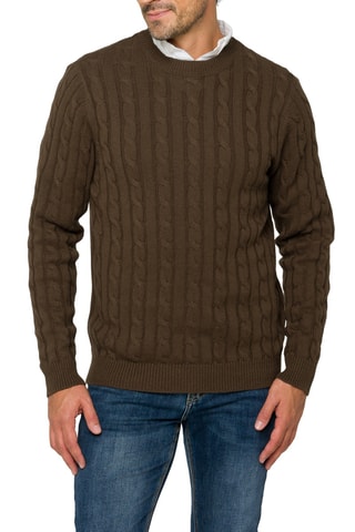 Pull regular Portland - Marron foncé