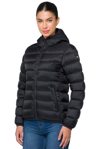Doudoune regular à capuche Chloe - Noir