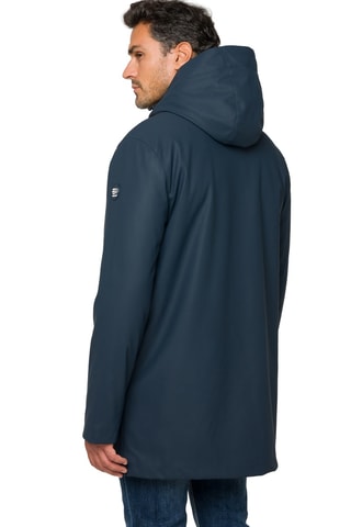 Parka regular à capuche Kashmeer - Bleu foncé