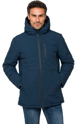 Parka regular à capuche Pokhara - Bleu foncé