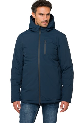 Parka regular à capuche Pokhara - Bleu foncé