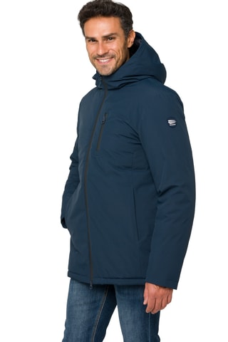 Parka regular à capuche Pokhara - Bleu foncé