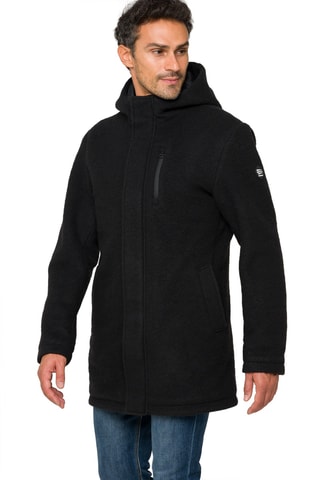 Manteau regular à capuche Atacama - Gris foncé