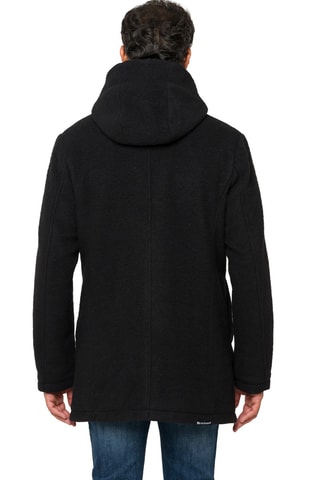 Manteau regular à capuche Atacama - Gris foncé