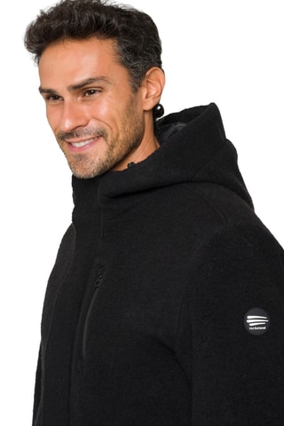 Manteau regular à capuche Atacama - Gris foncé