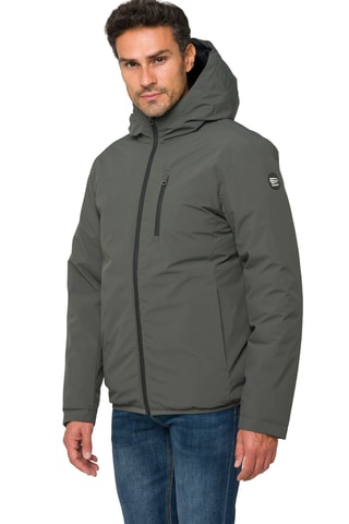Veste regular à capuche Havelok - Vert foncé