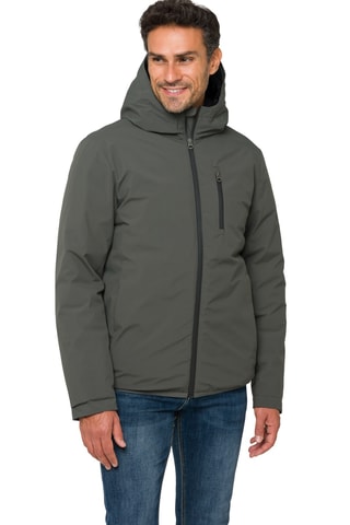 Veste regular à capuche Havelok - Vert foncé