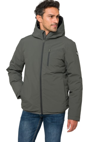 Veste regular à capuche Havelok - Vert foncé