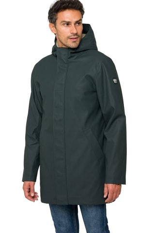Parka regular à capuche Kashmeer - Vert foncé