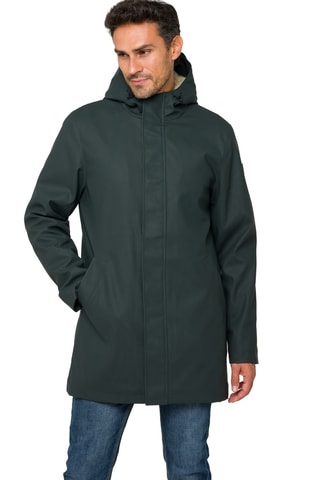Parka regular à capuche Kashmeer - Vert foncé
