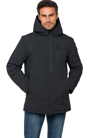Parka regular à capuche Pokhara - Noir