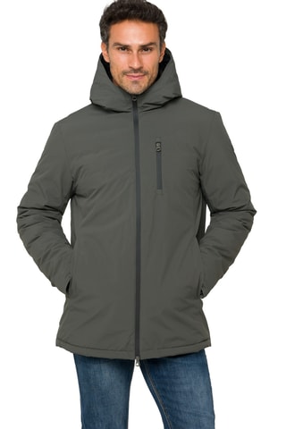 Parka regular à capuche Pokhara - Vert foncé