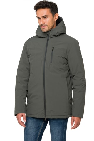 Parka regular à capuche Pokhara - Vert foncé