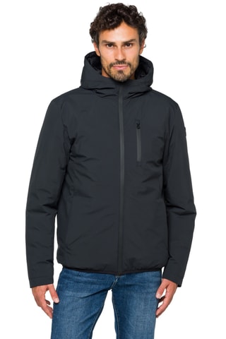 Veste regular à capuche Havelok - Noir