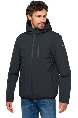 Veste regular à capuche Havelok - Noir