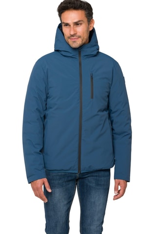 Veste regular à capuche Havelok - Bleu clair