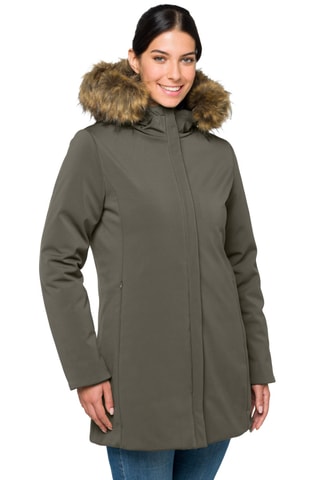 Parka regular à capuche Dahlia - Vert foncé
