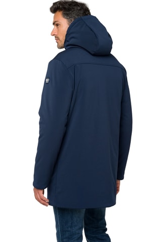 Parka regular à capuche Khangar - Bleu foncé