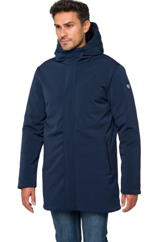 Parka regular à capuche Khangar - Bleu foncé