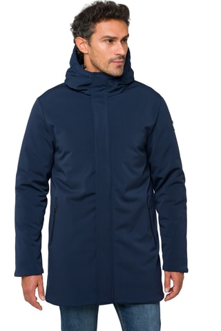 Parka regular à capuche Khangar - Bleu foncé